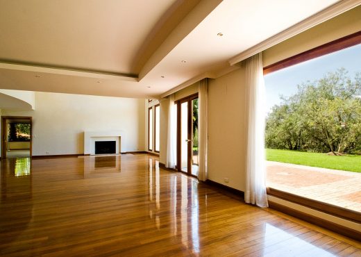 Large room solid wood flooring